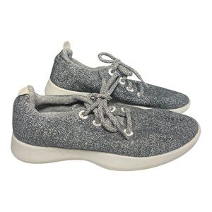 Allbirds Wool Runners Womens Size 7 Gray White Athletic Running Shoes Sneakers